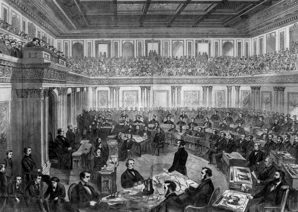 1868: First presidential impeachment